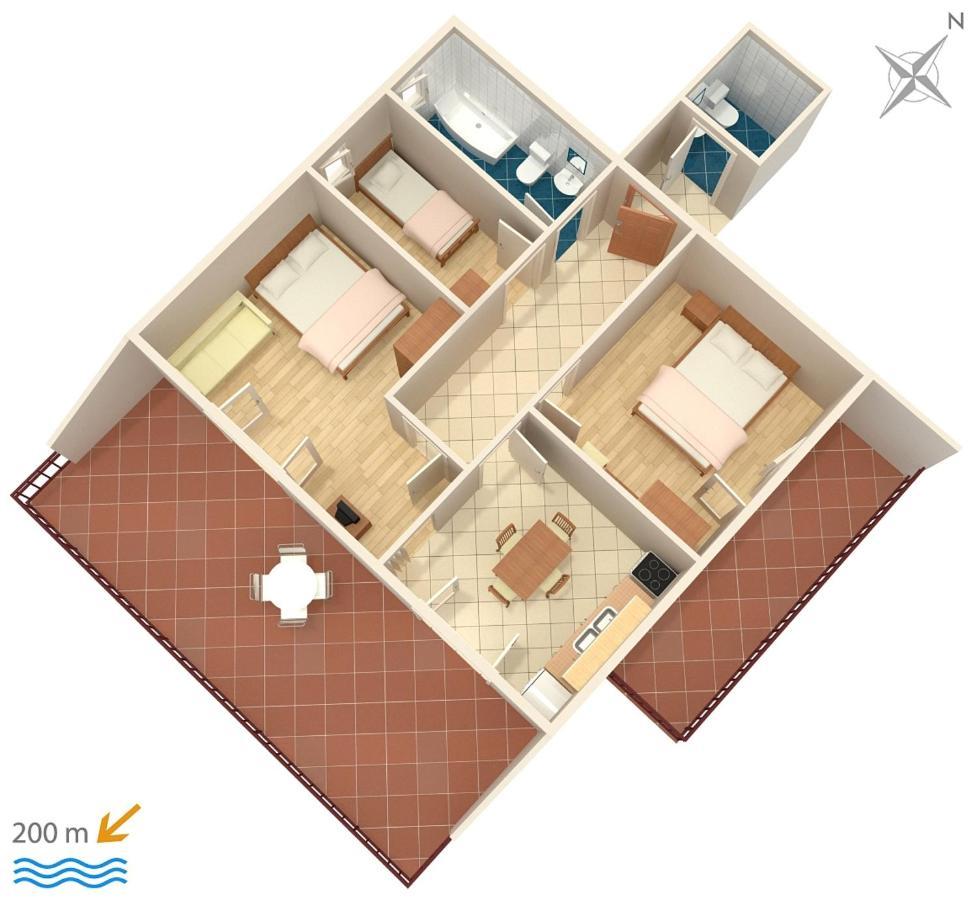 Apartments With A Parking Space Srima - Vodice, Vodice - 6099 Bagian luar foto