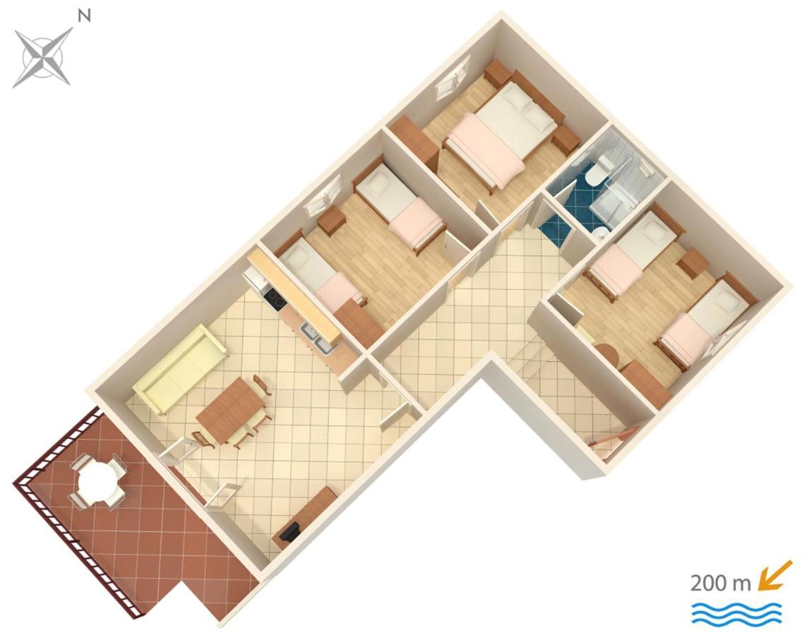 Apartments With A Parking Space Srima - Vodice, Vodice - 6099 Bagian luar foto